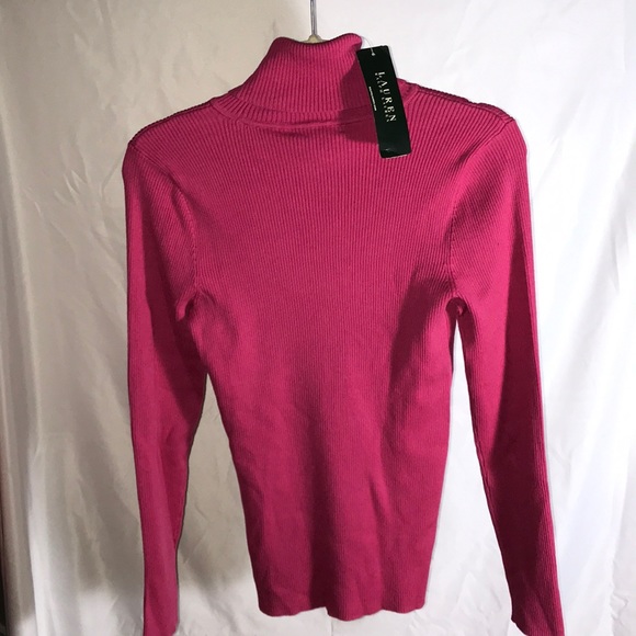 3/$20 SALE Pink Ralph Lauren Turtleneck Sweater - Picture 4 of 4